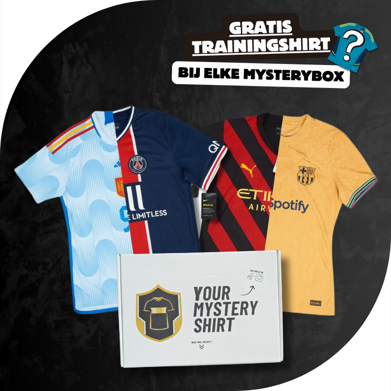 YourMysteryShirt Classic Box - Kids (INCLUSIEF GRATIS TRAININGSSHIRT)